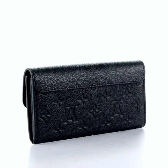 Louis Vuitton Black Empreinte Pont Neuf Monogram Wallet - Picture 5 of 10